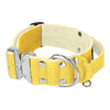 Extreme Silver Buckle Baby Yellow - Starkt och säkert halsband