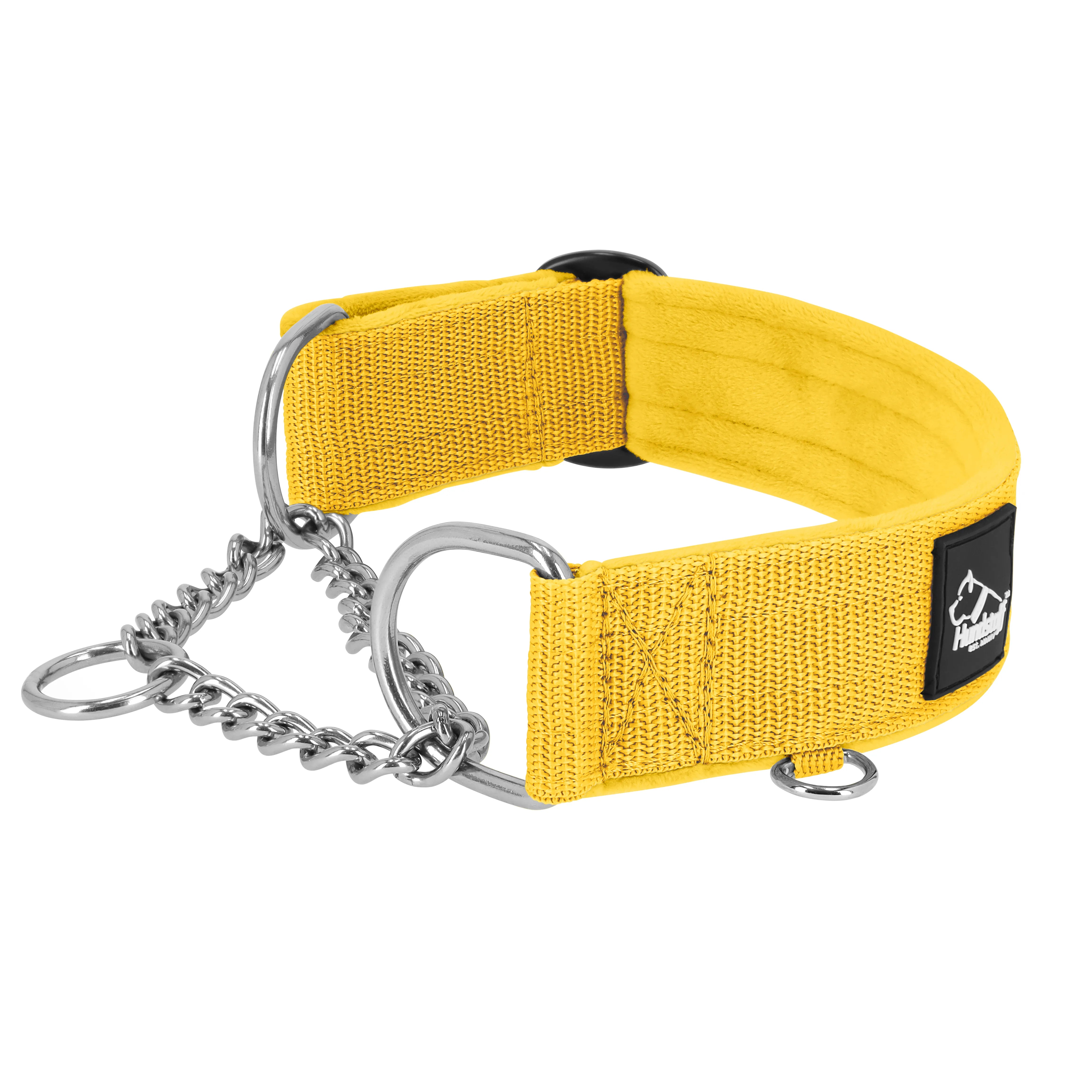 Martingale Chain Set Yellow – Halvstryp halsband & koppel