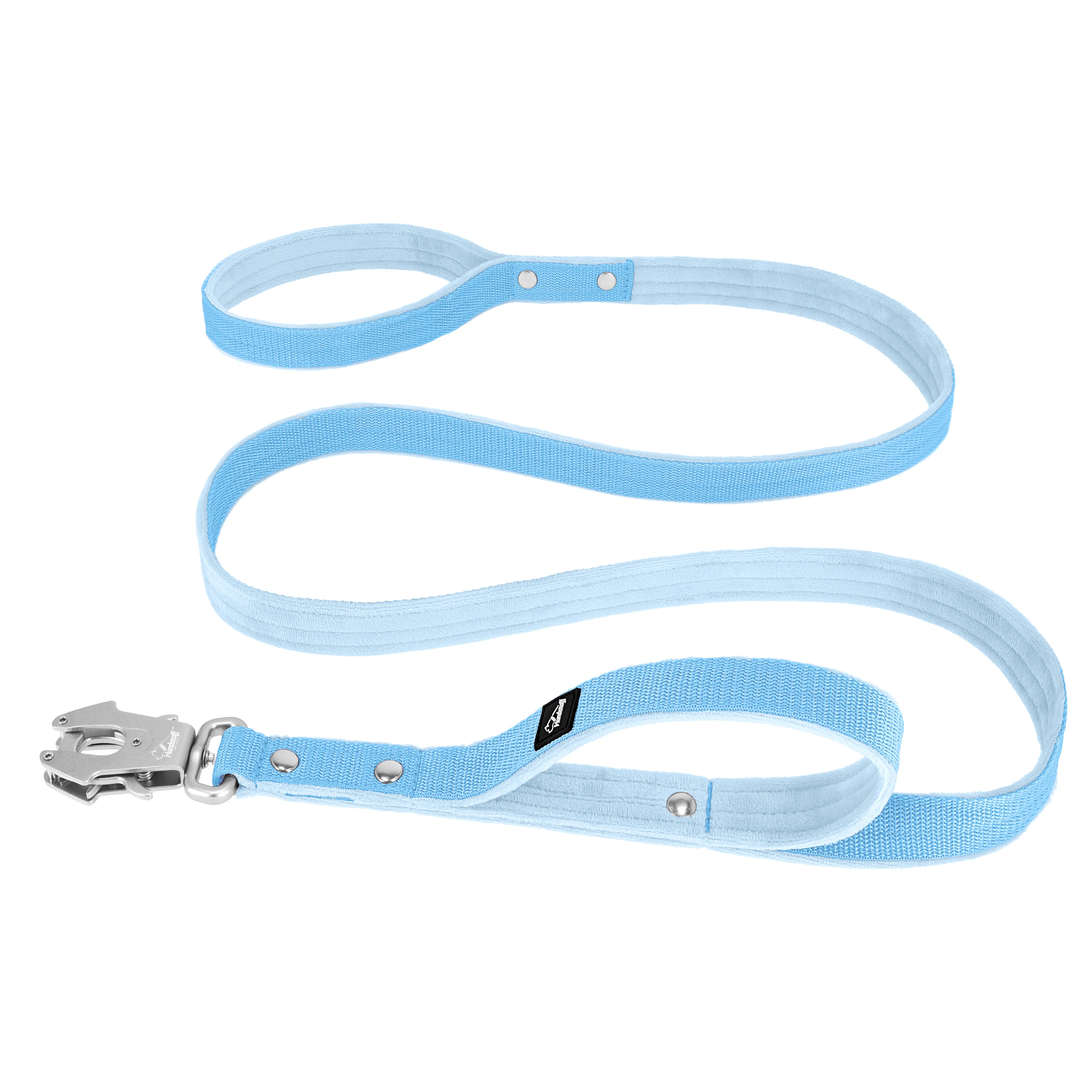 Guard Leash Baby Blue - Väktarkoppel med extra handtag