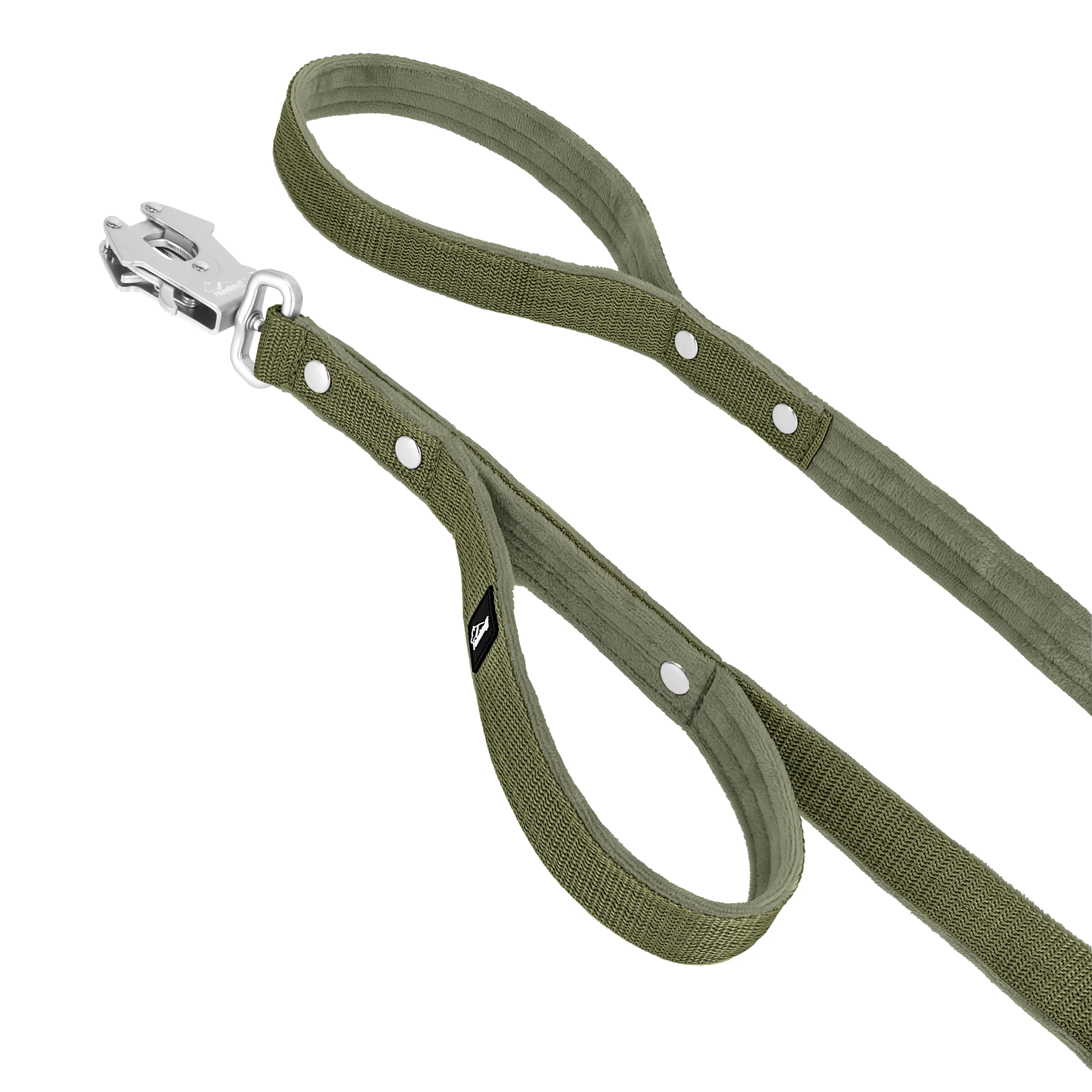 Guard Leash Khaki - Väktarkoppel med extra handtag