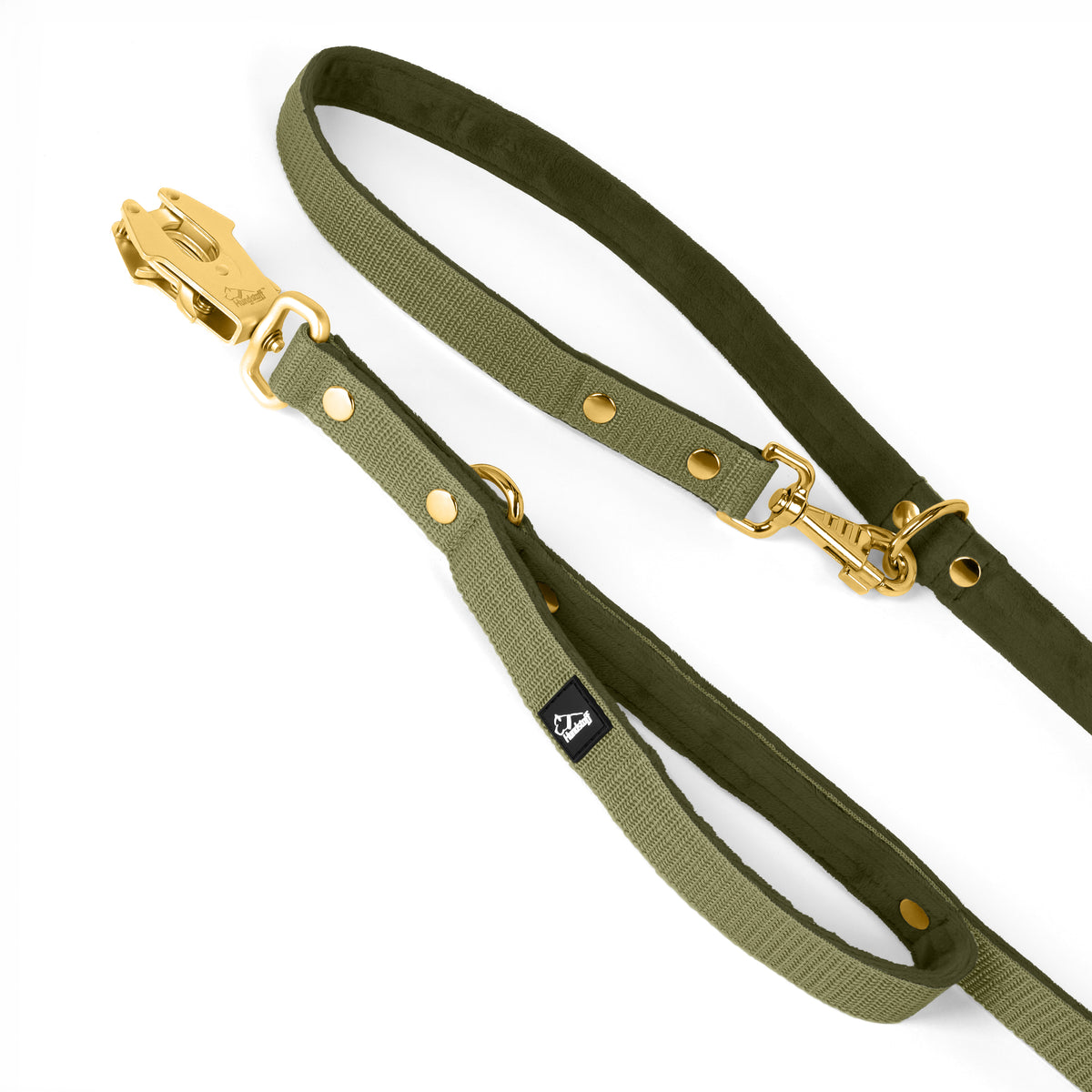 Multi Guard Leash Gold Edition Olive Green