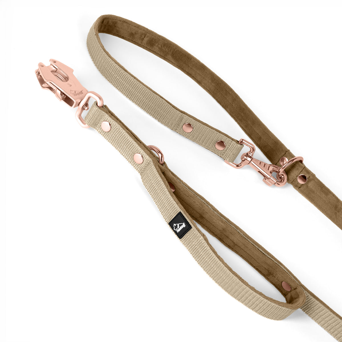 Multi Guard Leash Rose Edition Beige