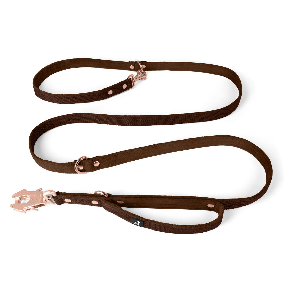 Multi Guard Leash Rose Edition Dark Brown