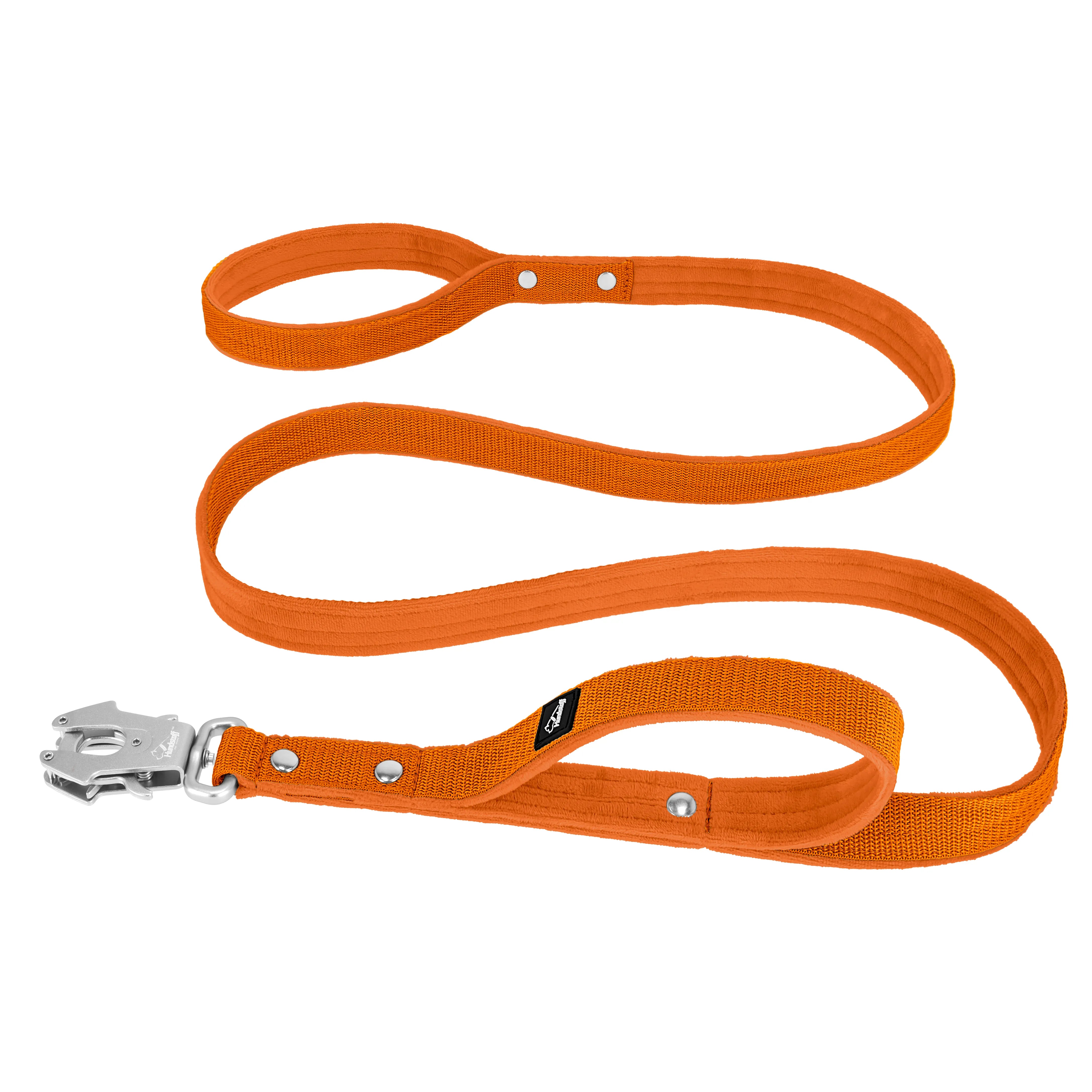 Guard Leash Orange - Väktarkoppel med extra handtag