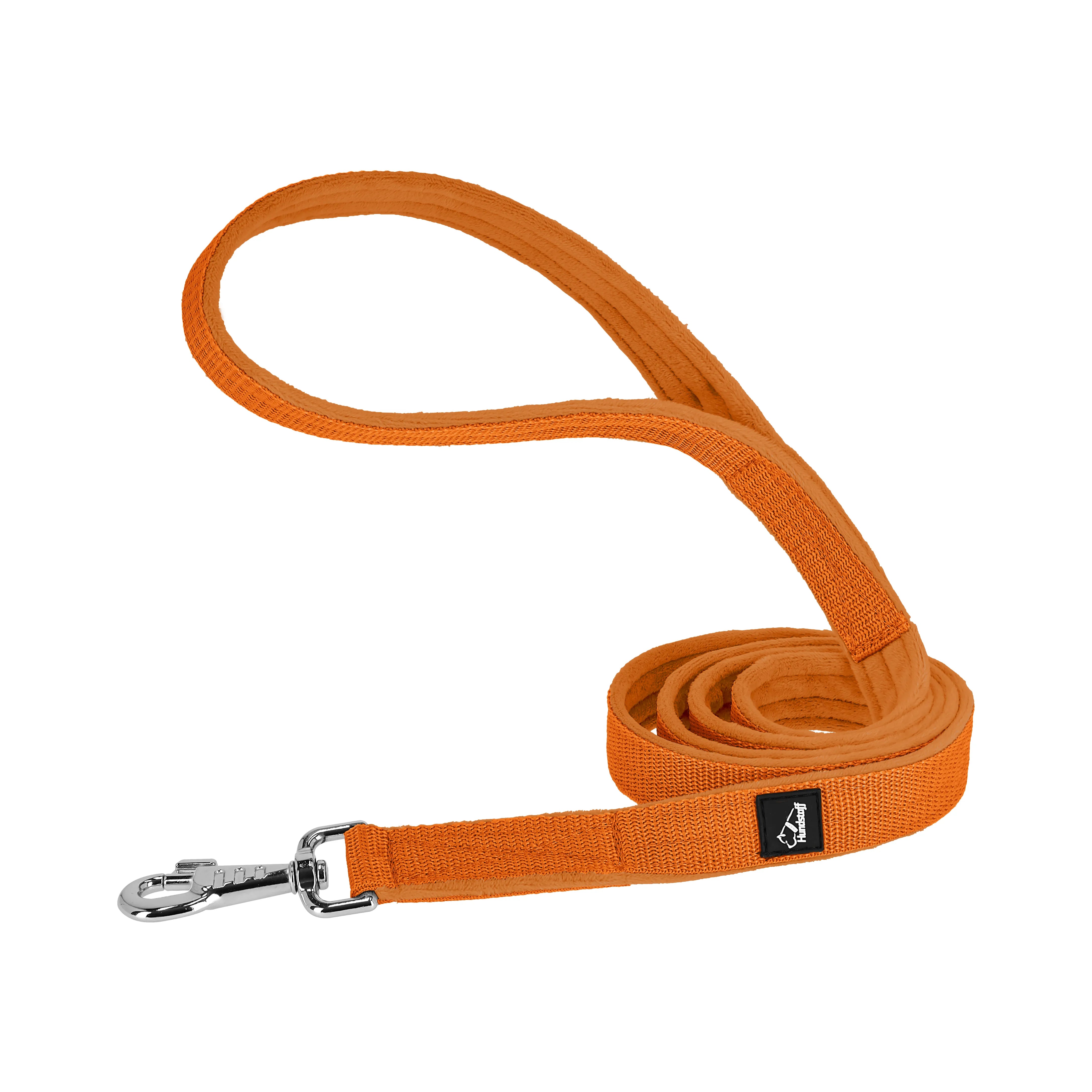 Martingale Chain Set Orange – Halvstryp halsband & koppel