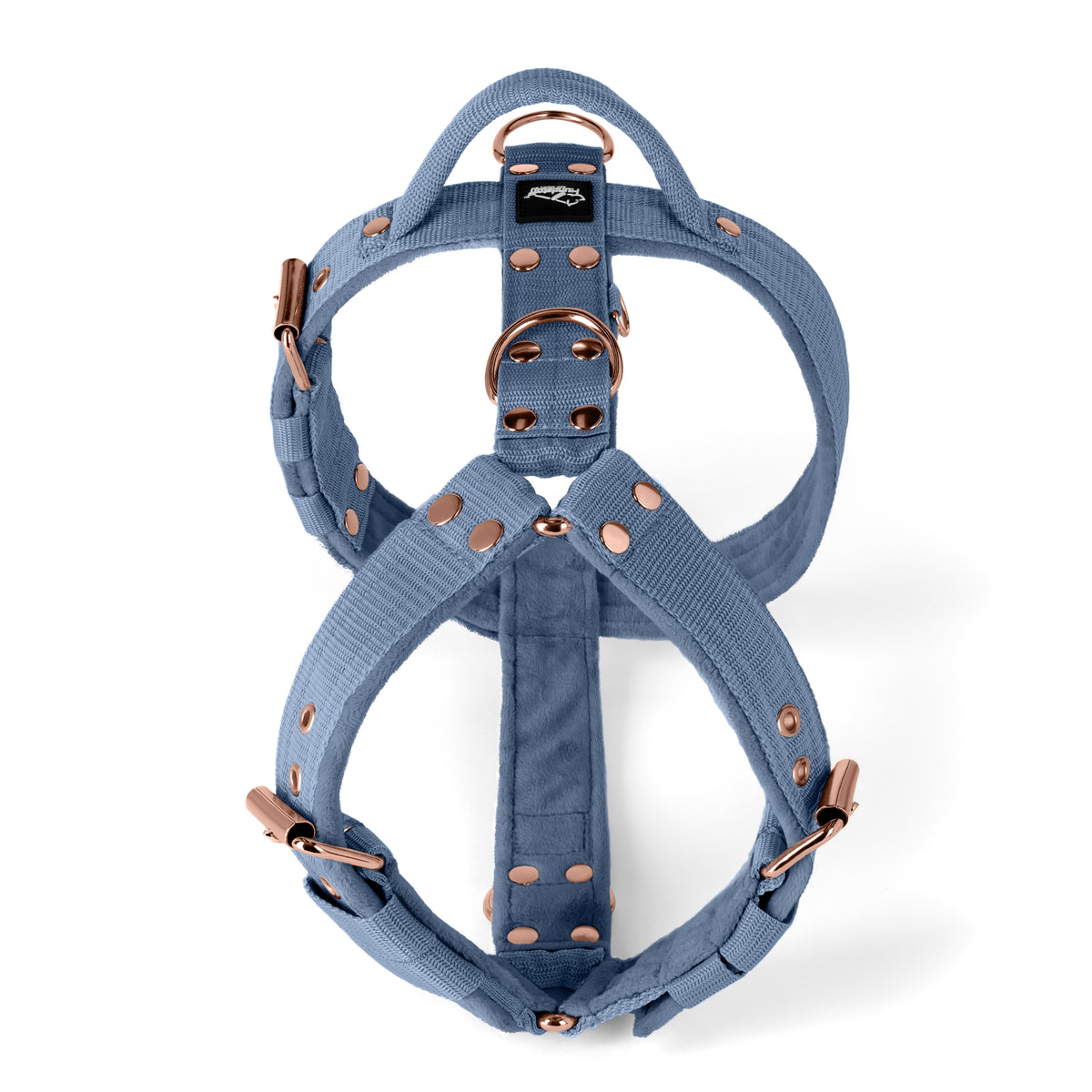 SALE Easy Walk Rose Edition Pastel Blue, Storlek M, Bredd 4 cm, Med handtag, Roséguldfärgade extreme-spännen