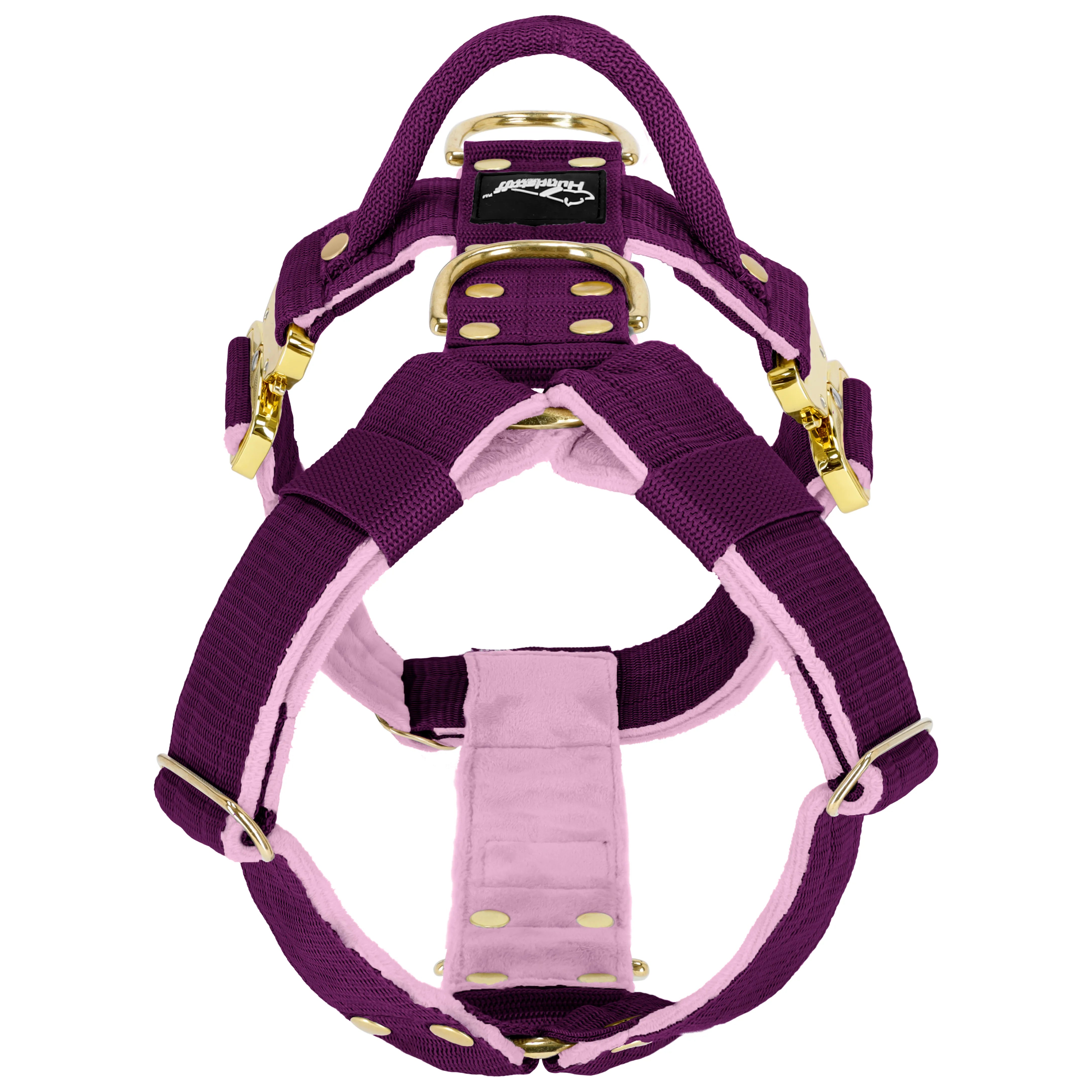 Easy Walk Extreme Gold Buckle Plum - Sele med snabbspänne