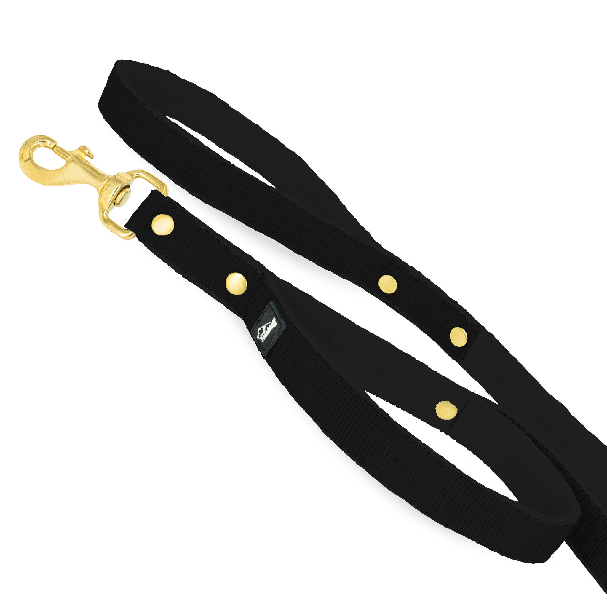 guard leash golden svart