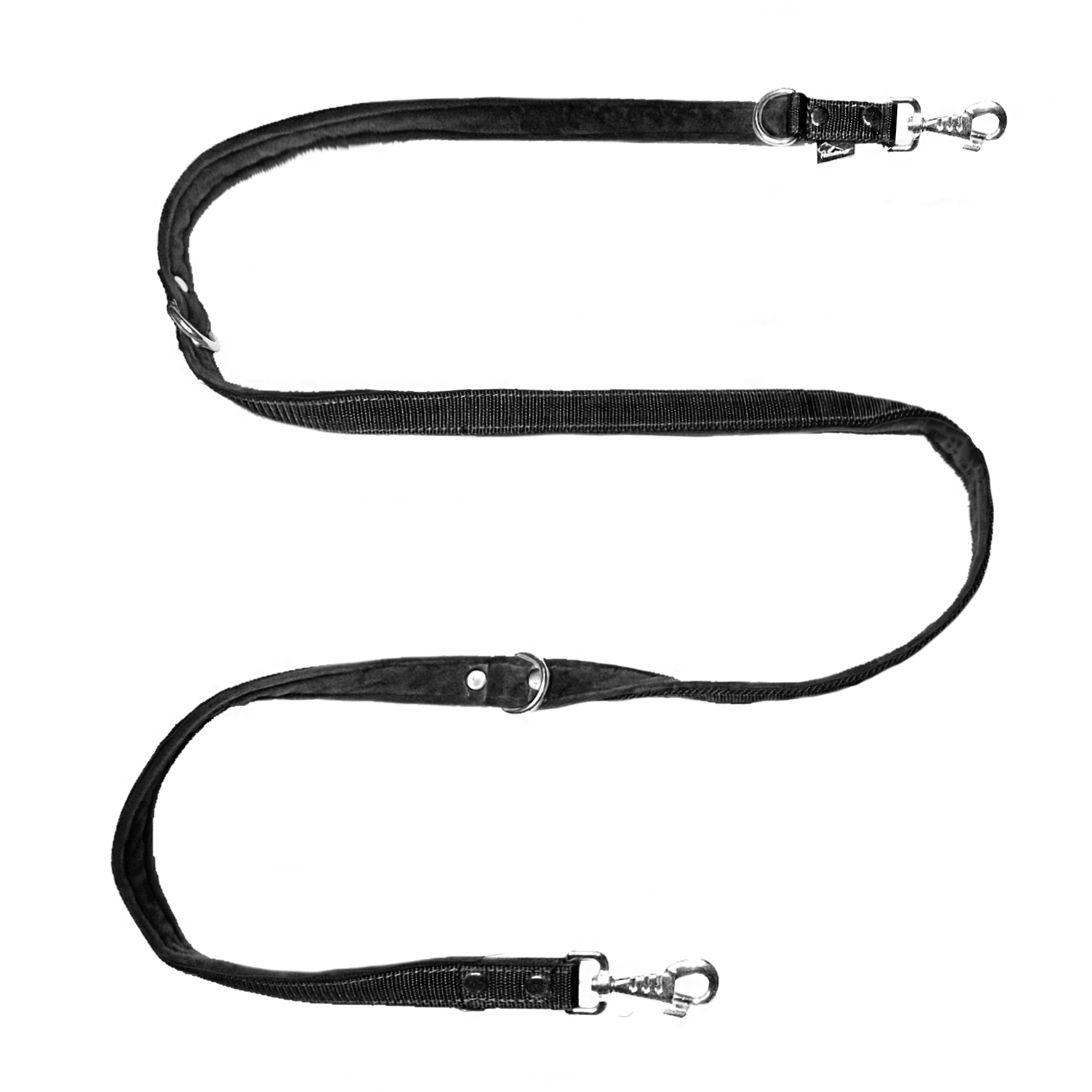 multi leash svart