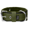 Grip Khaki- Brett fodrat halsband med handtag