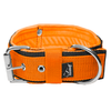 Grip Orange - Brett fodrat halsband med handtag