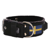 Grip Black Sweden - Brett halsband med handtag och svensk flagga