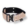 Extreme Buckle Beige - Starkt och säkert halsband