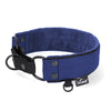 Martingale Black Edition Navy Blue - Brett fodrat halsband halvstryp