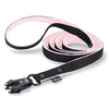 Walk Leash Black Edition Baby Pink - Säkert nylonkoppel i olika längder