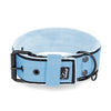 Active Komfort Black Edition Baby Blue - Brett slitstarkt halsband med spänne