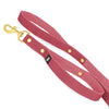 Guard Leash Golden Edition Raspberry Red - Väktarkoppel med extra handtag