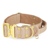 Extreme Gold Buckle Beige - Starkt och säkert halsband