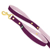 Guard Leash Golden Edition Plum - Väktarkoppel med extra handtag