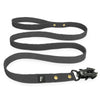 Walk Leash Golden Dark Grey - Säkert nylonkoppel i olika längder