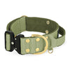 Extreme Buckle Golden Olive Green - Starkt och säkert halsband