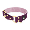 Martingale Golden Plum - Brett fodrat halsband halvstryp