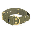 Grip Golden Khaki - Brett fodrat halsband med handtag