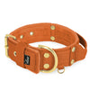 Grip Golden Burned Orange - Brett fodrat halsband med handtag