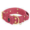 Grip Golden Rasberry Red - Brett fodrat halsband med handtag