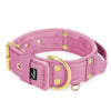 Grip Golden Candy Pink - Brett fodrat halsband med handtag