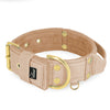 Grip Golden Beige - Brett fodrat halsband med handtag