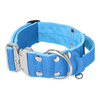 Extreme Silver Buckle Ocean Blue - Starkt och säkert halsband