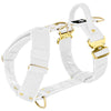 Easy Walk Extreme Gold Buckle Vit - Sele med snabbspänne