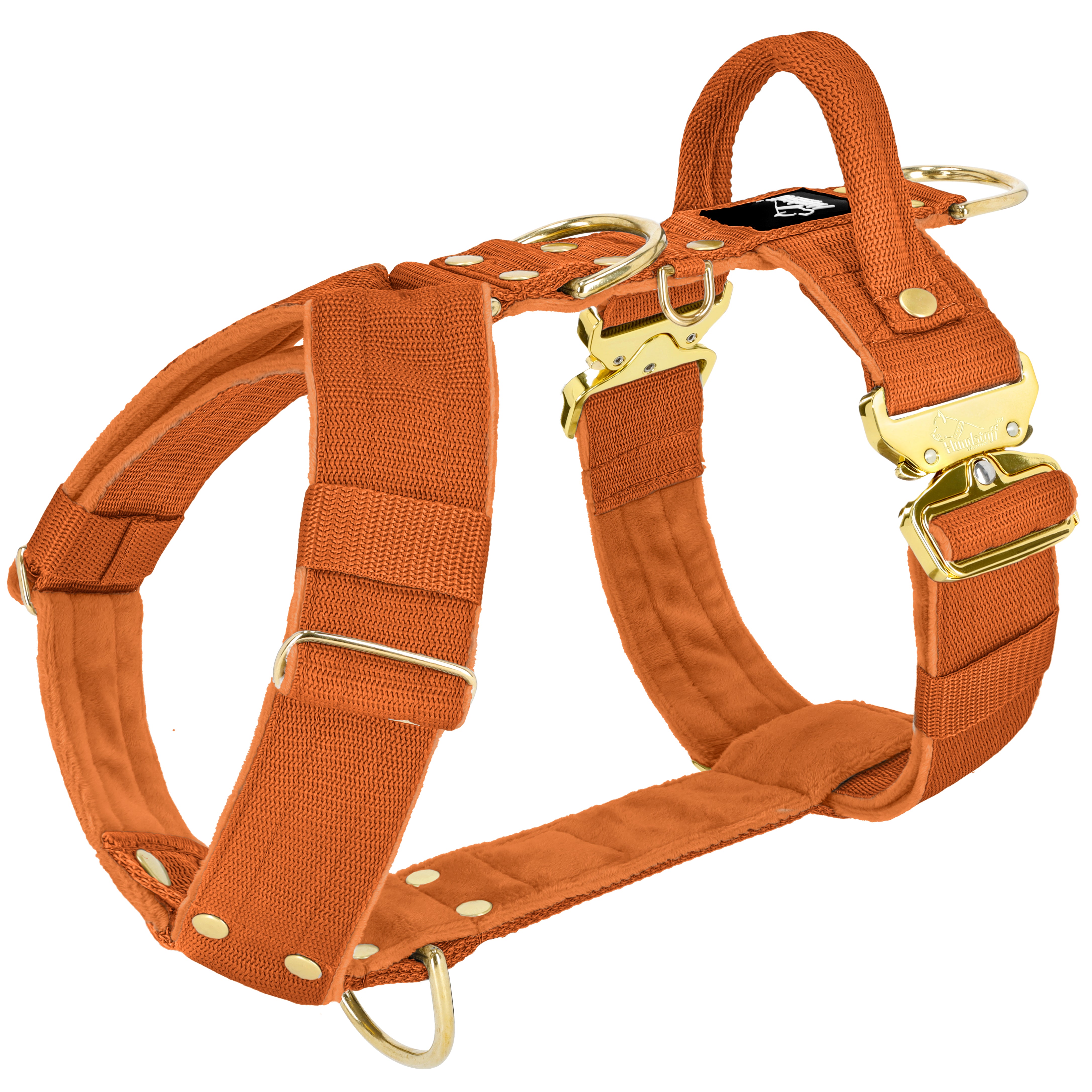 Easy Walk Extreme Gold Buckle Burned Orange - Sele med snabbspänne