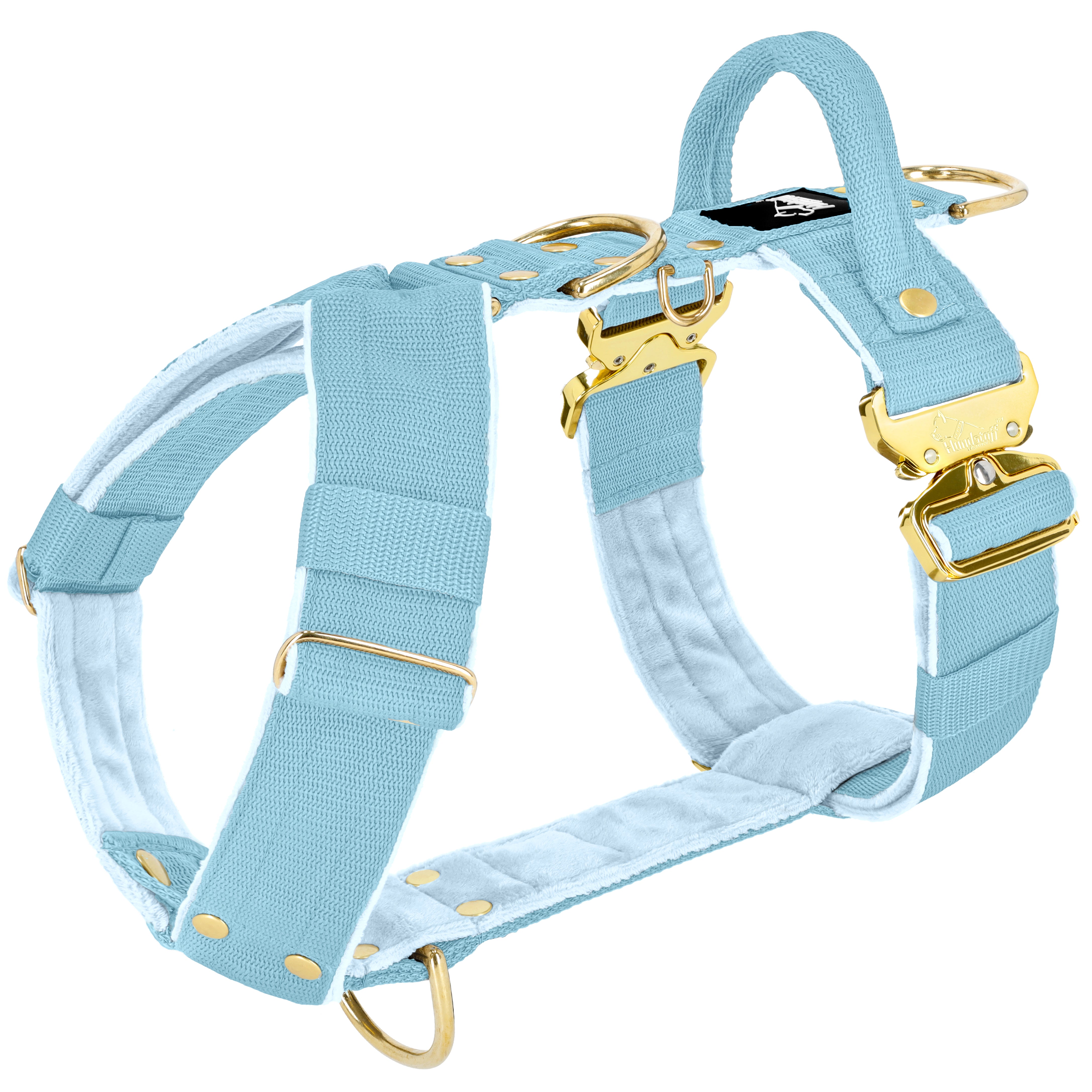 Easy Walk Extreme Gold Buckle Baby Blue - Sele med snabbspänne