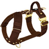 Easy Walk Extreme Gold Buckle Dark Brown - Sele med snabbspänne