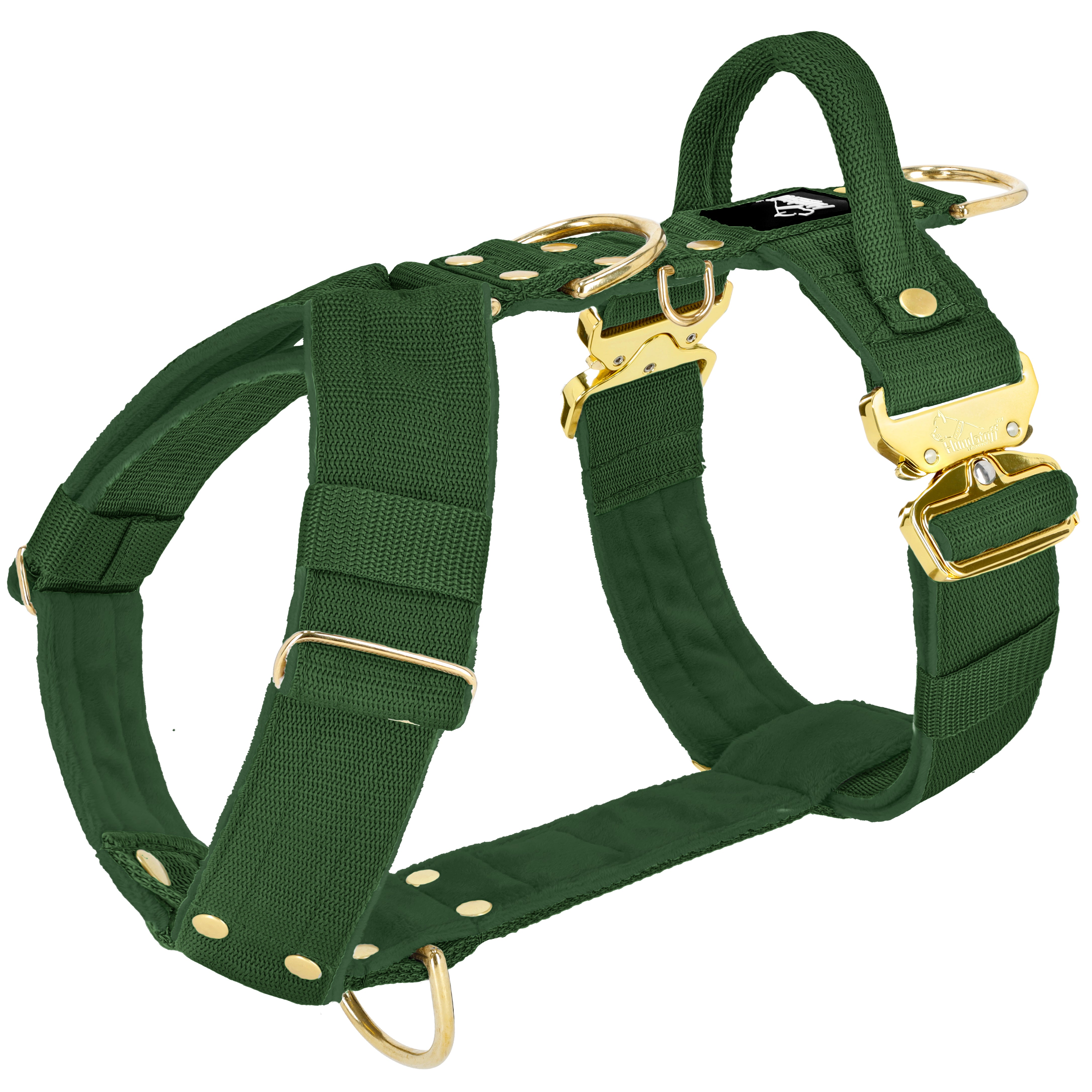 Easy Walk Extreme Gold Buckle Forest Green - Sele med snabbspänne