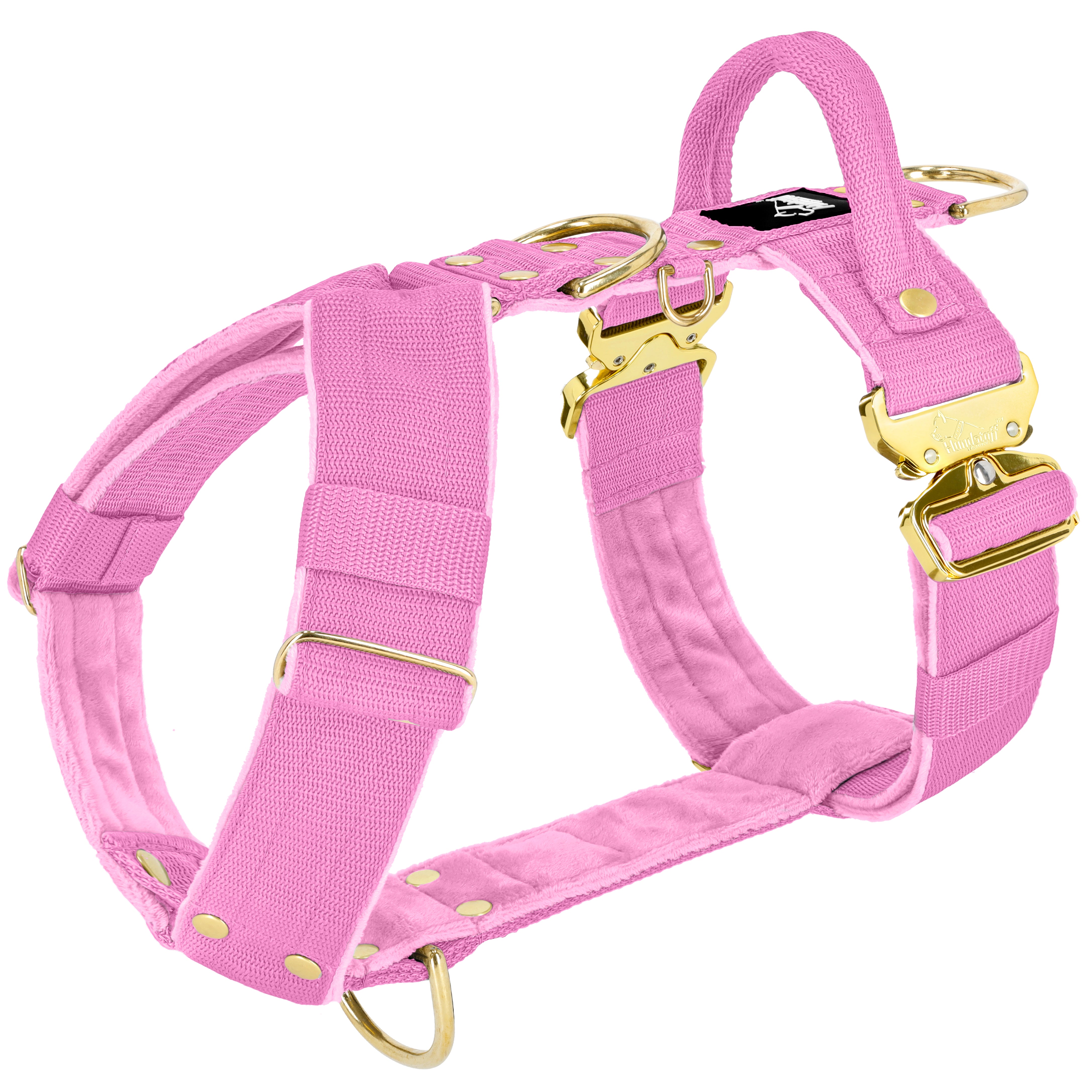 Easy Walk Extreme Gold Buckle Candy Pink - Sele med snabbspänne
