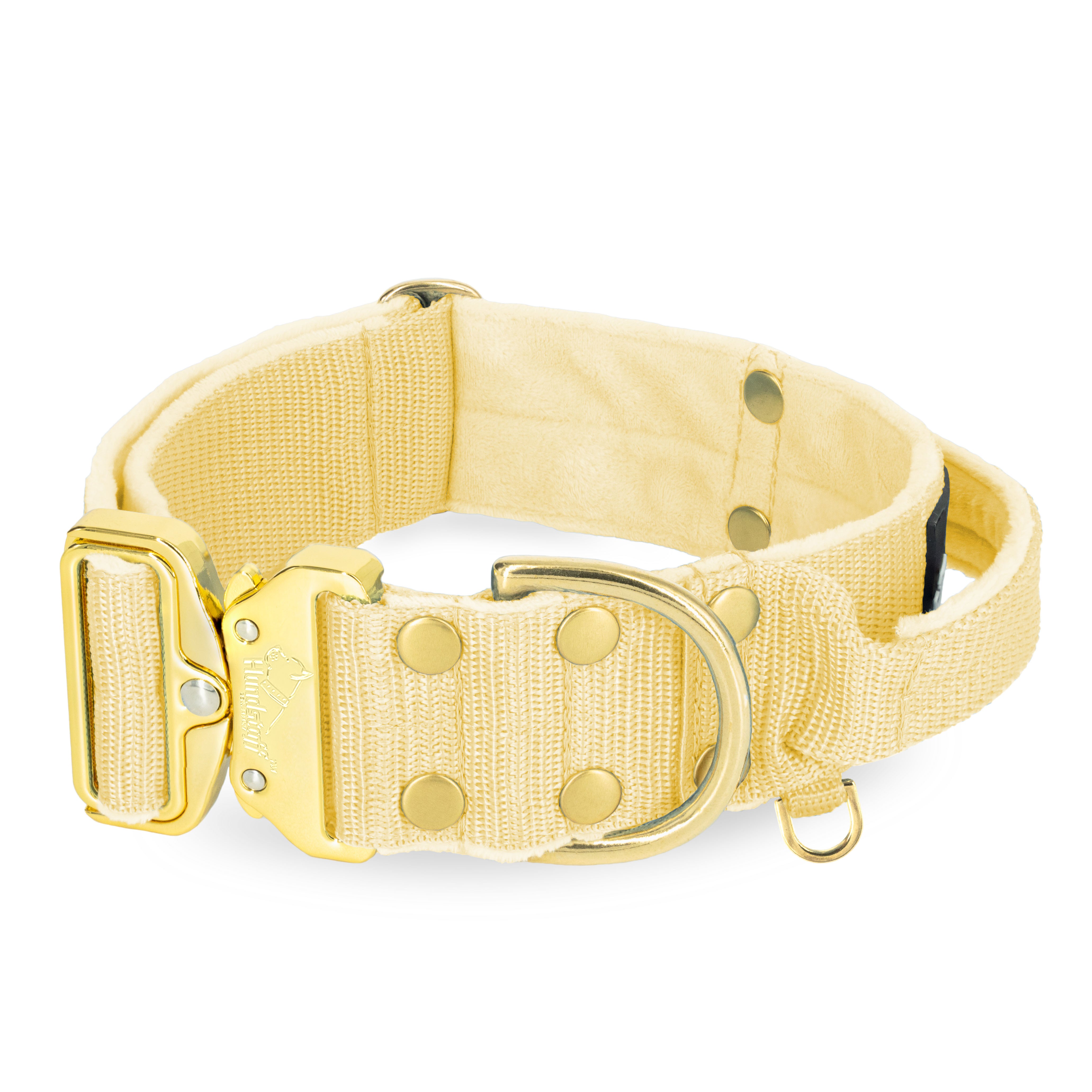 Extreme Gold Buckle Gold Yellow  - Starkt och säkert halsband