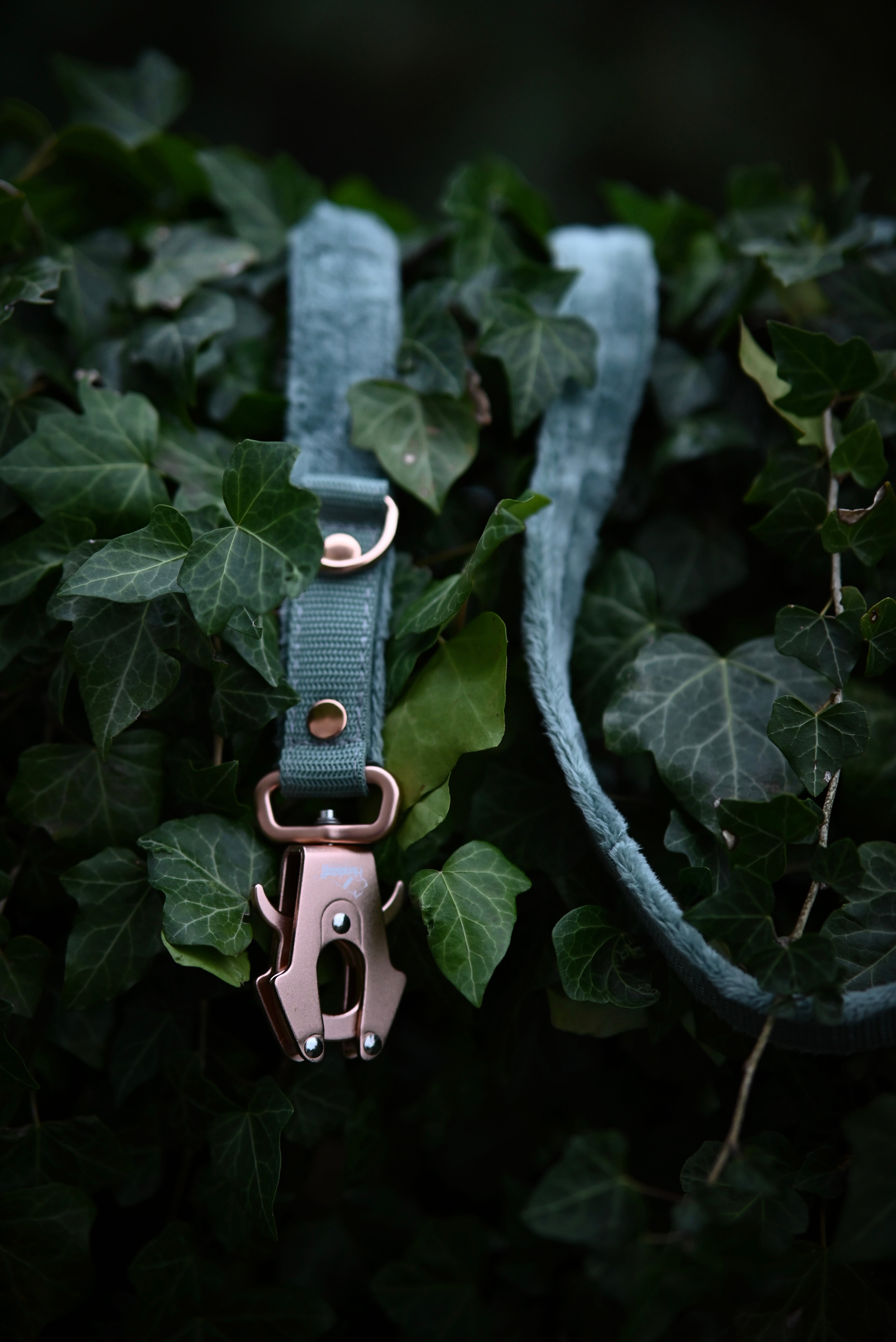 Guard Leash Rose Edition Pastel Green - Väktarkoppel med extra handtag