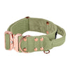 Extreme Rose Buckle Olive Green - Starkt och säkert halsband