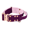 Extreme Rose Buckle Plum - Starkt och säkert halsband