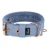 Active Komfort Rose Edition Pastel Blue - Brett slitstarkt halsband med spänne