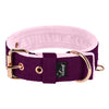 Active Komfort Rose Edition Plum - Brett slitstarkt halsband med spänne