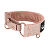 Martingale Rose Edition Pastel Beige - Brett fodrat halsband halvstryp