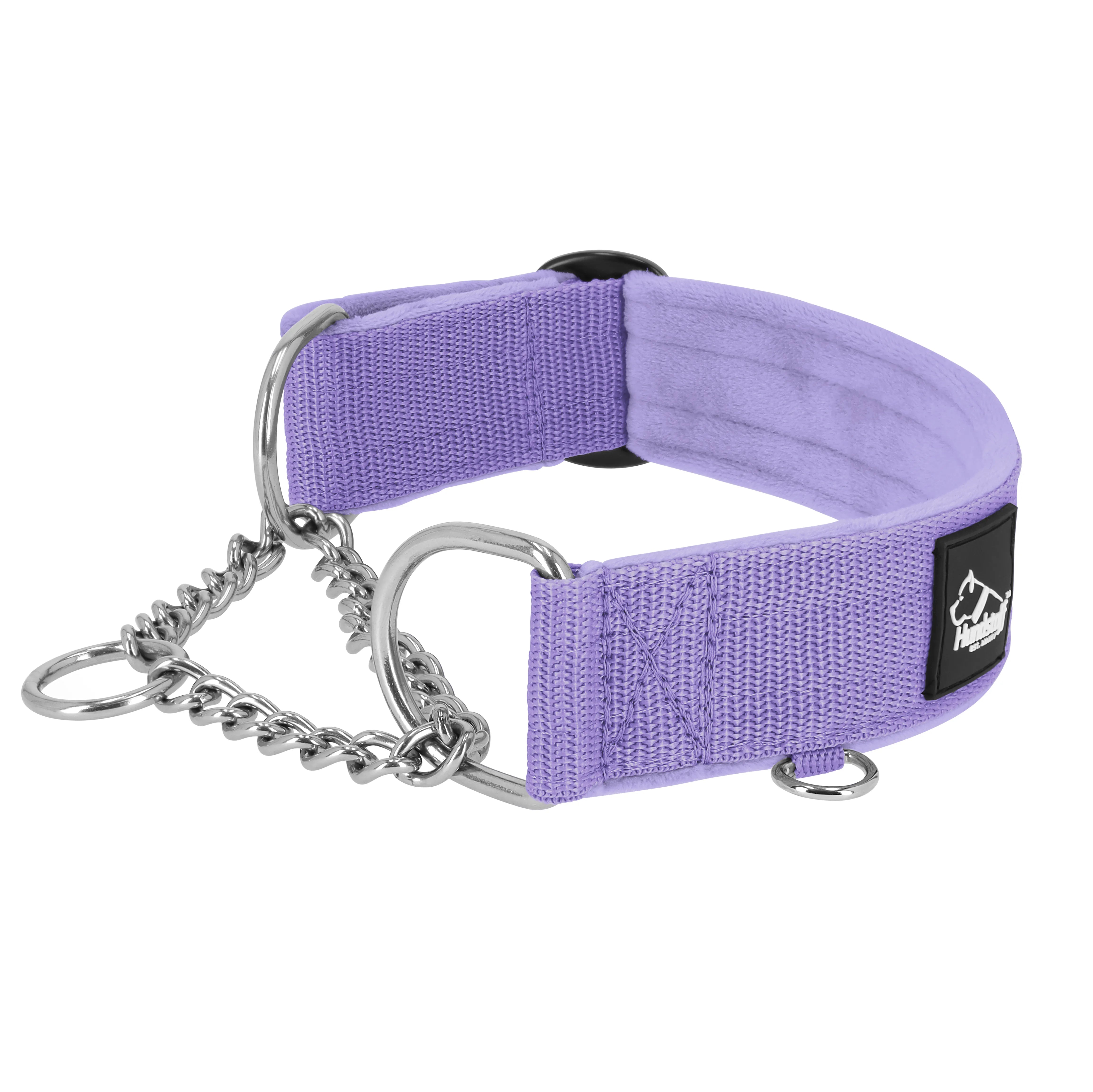 Martingale Chain Set Baby Purple – Halvstryp halsband & koppel
