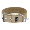 Active Beige - Brett slitstarkt halsband med spänne 4cm, Storlek 55 - Halsomkrets 39-47cm