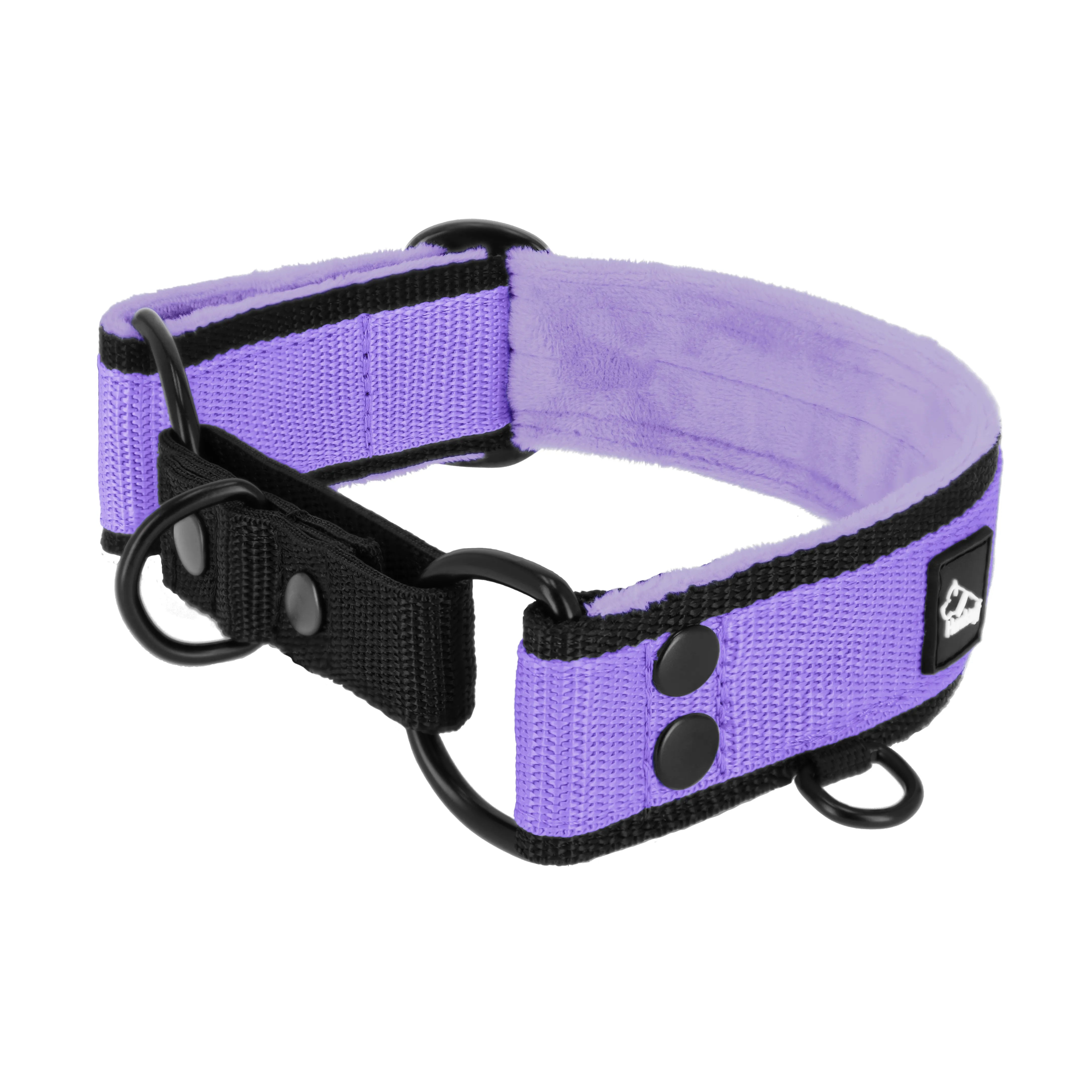 Martingale Black Edition Baby Purple - Brett fodrat halsband halvstryp