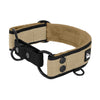 Martingale Black Edition Beige - Brett fodrat halsband halvstryp