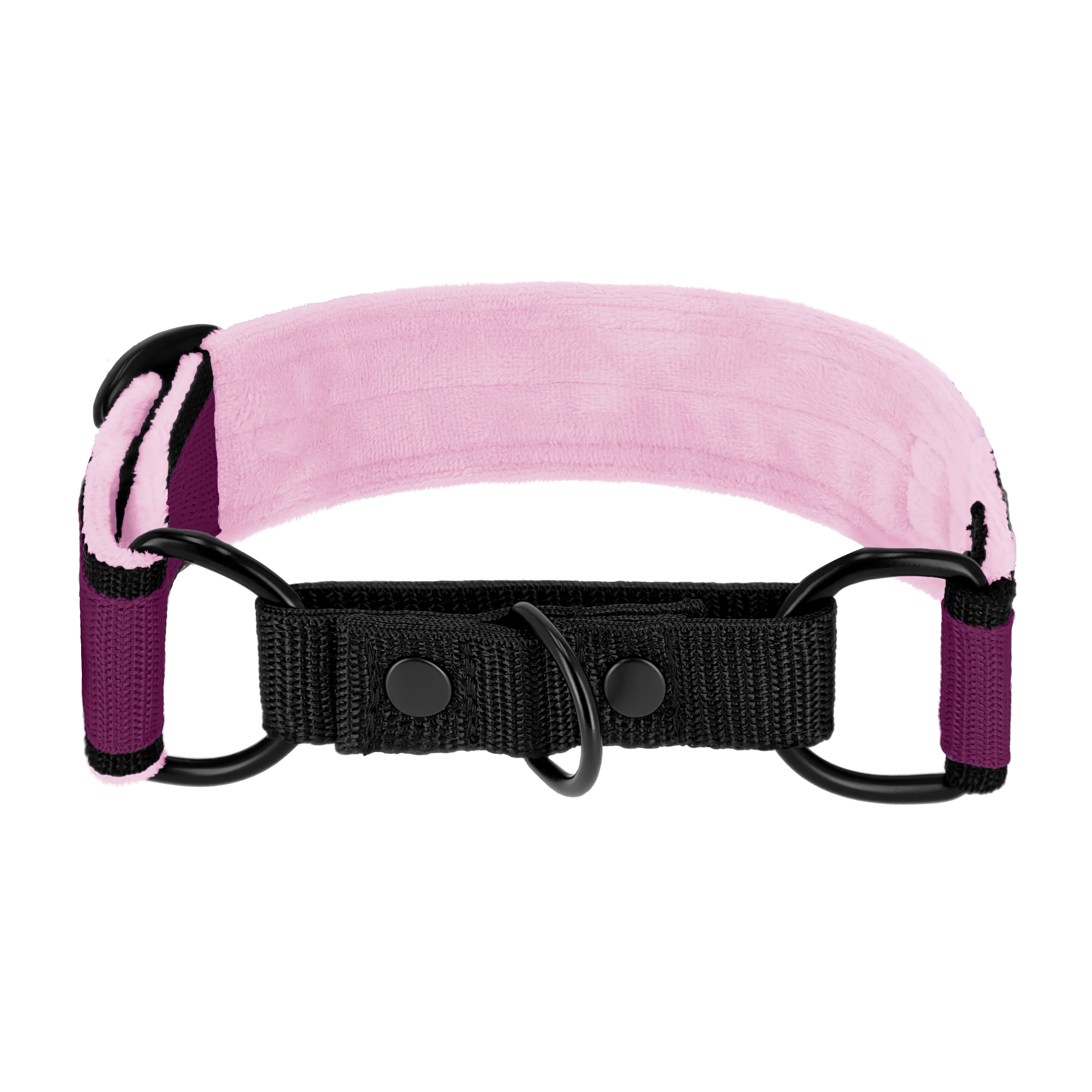 Martingale Black Edition Plum - Brett fodrat halsband halvstryp